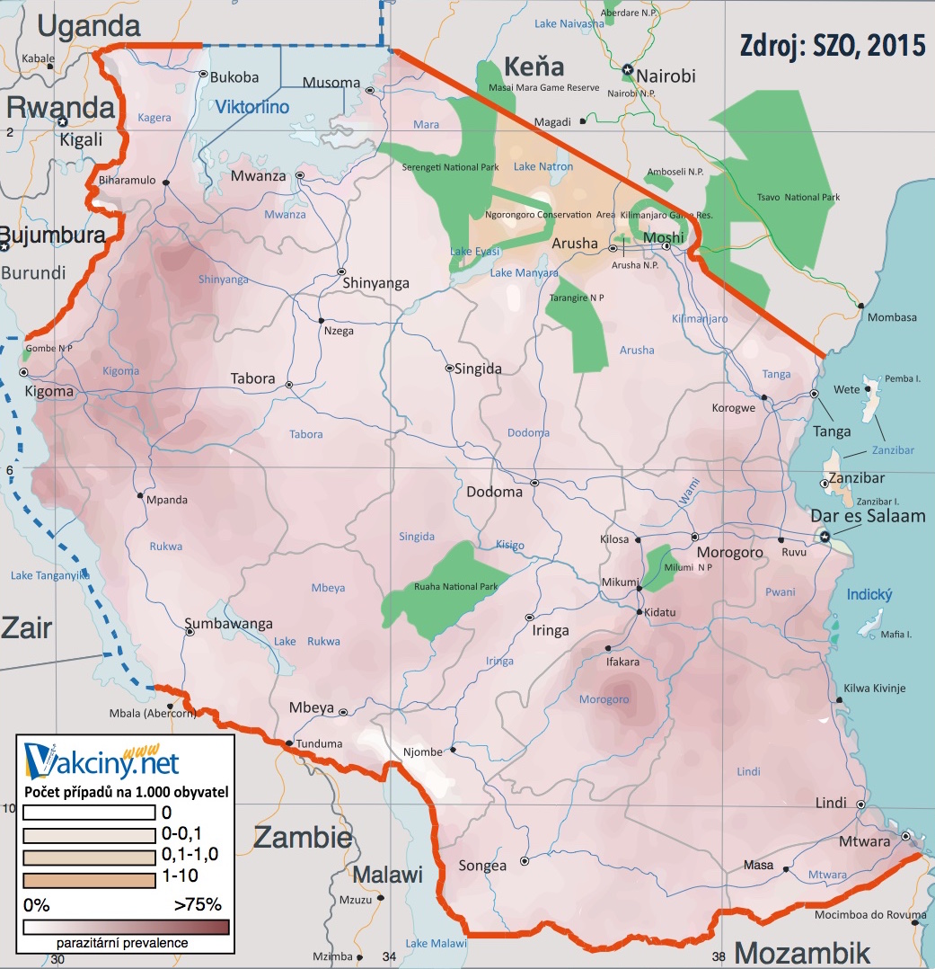 Jaké očkování do Tanzanie?
